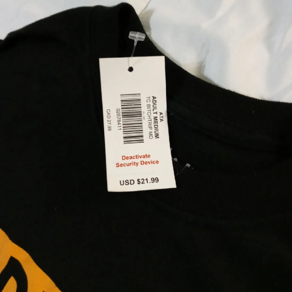 NWT Spencer's Mens Slogan T-Shirt M - Picture 3 of 3